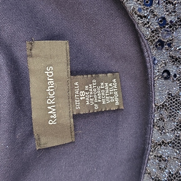 R & M Richards Pearl Glow Lace Pants Set NWT - Picture 13 of 16